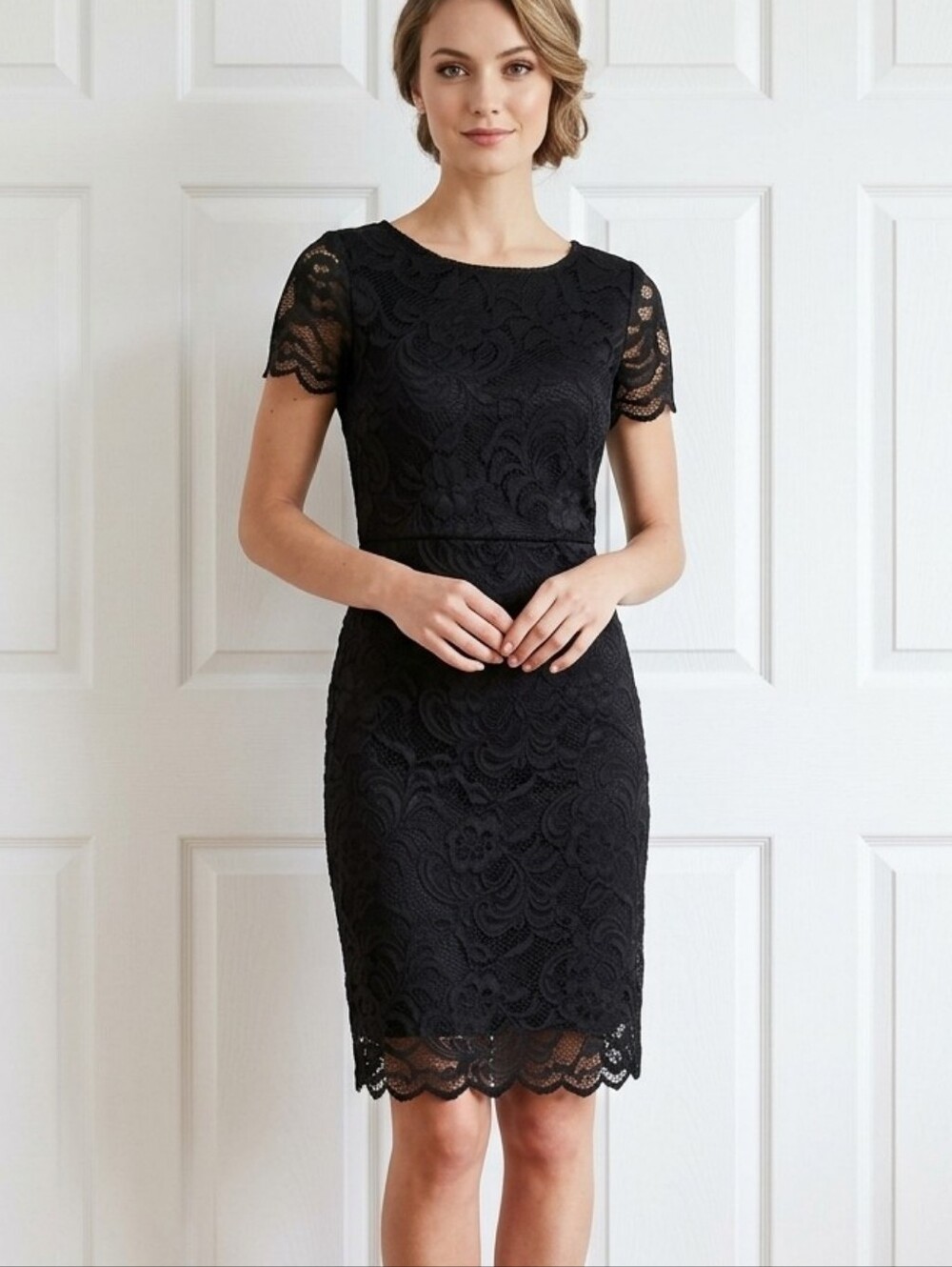 Ambiance Black Lace Dress